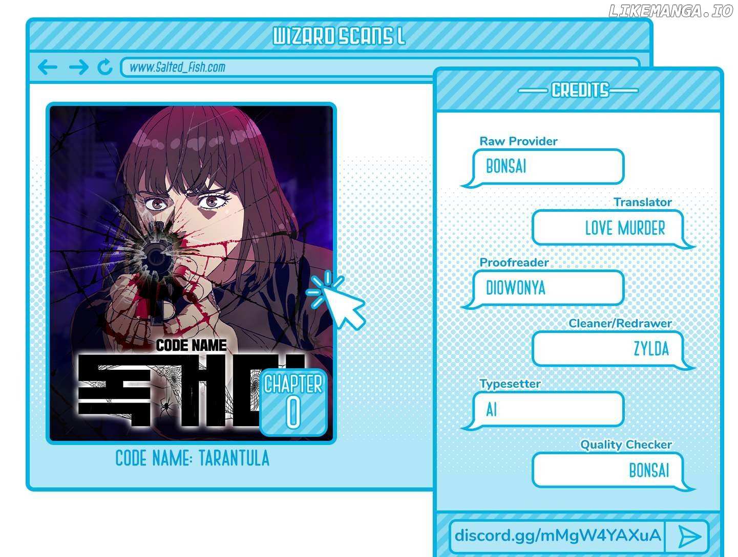 Read Code Name: Tarantula chapter 0.1 image 1 on Lezhin