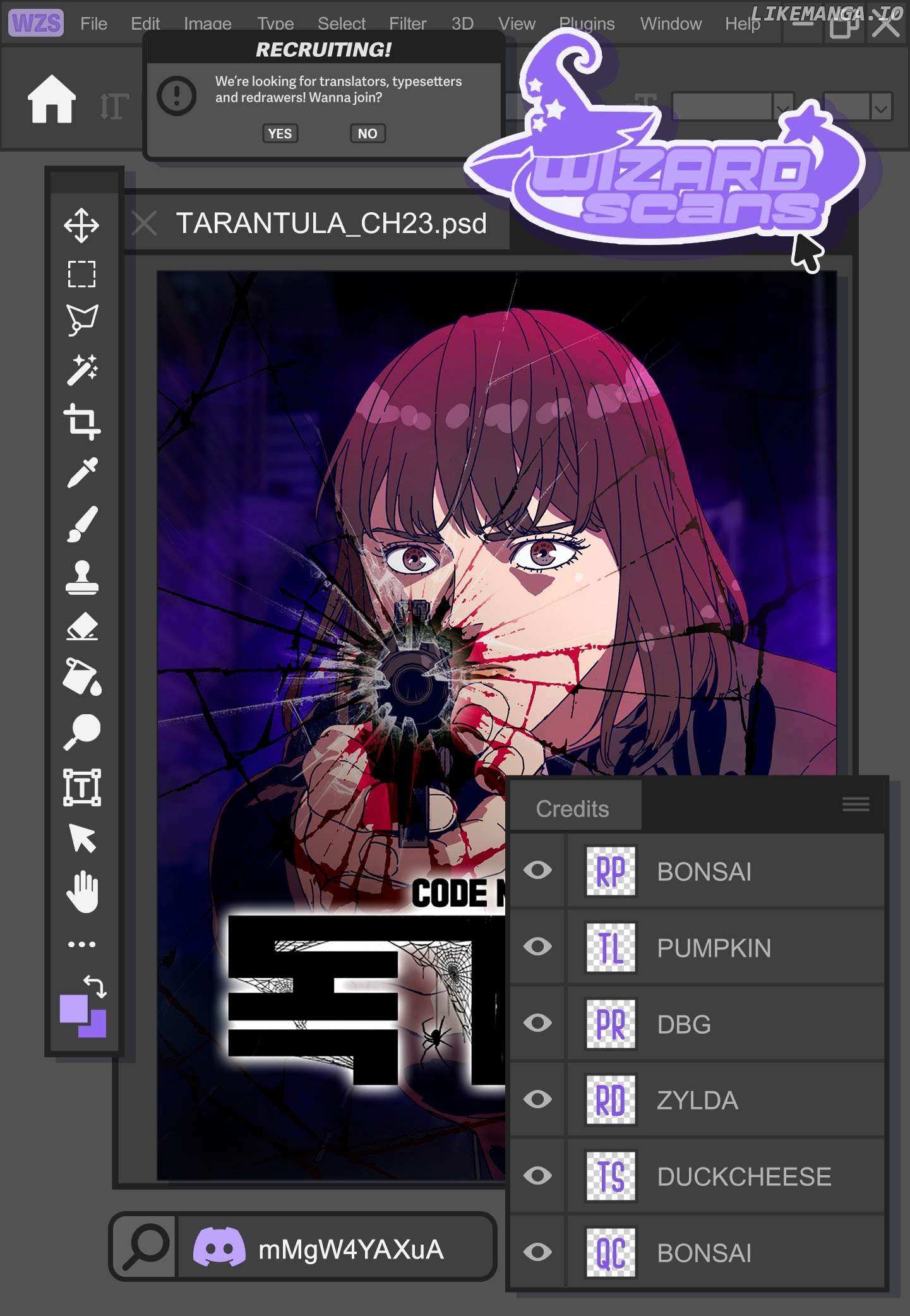 Read Code Name: Tarantula chapter 23 image 1 on Lezhin