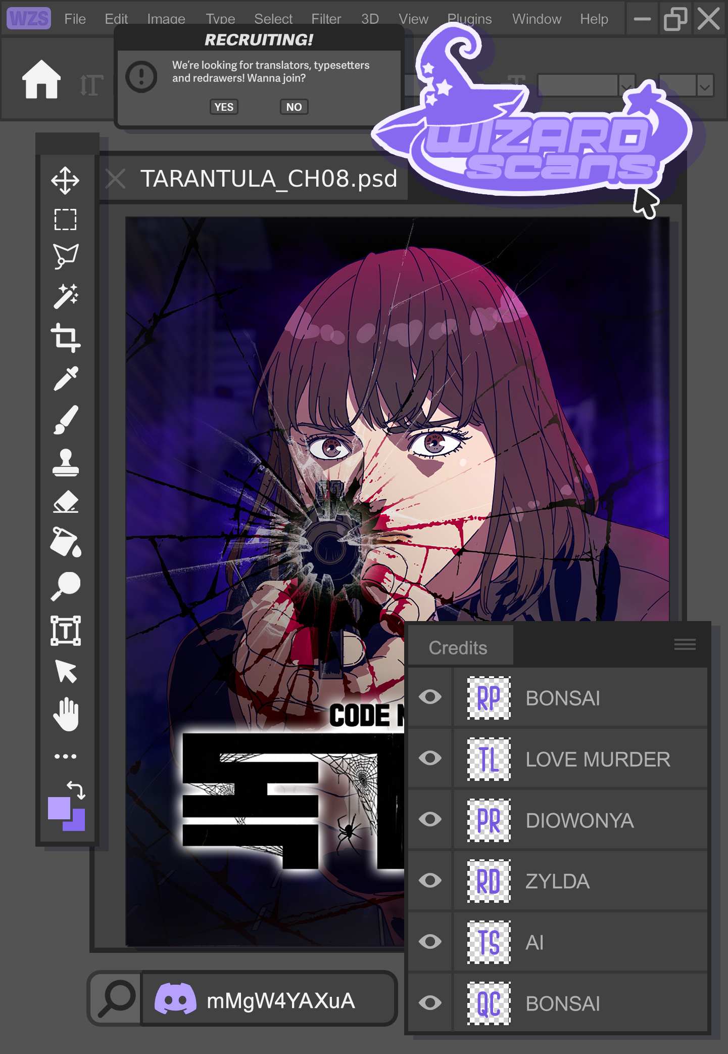 Read Code Name: Tarantula chapter 8 image 1 on Lezhin