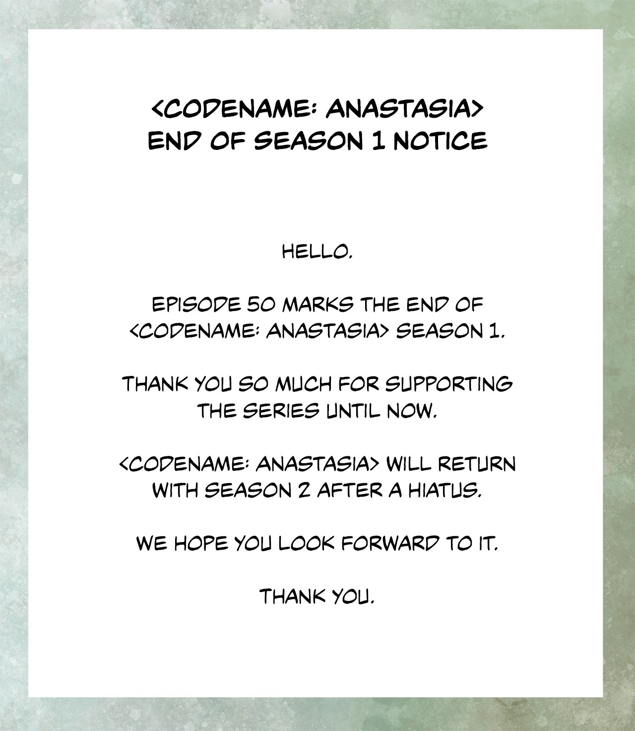 Read Codename Anastasia    chapter 50 image 75 on Lezhin