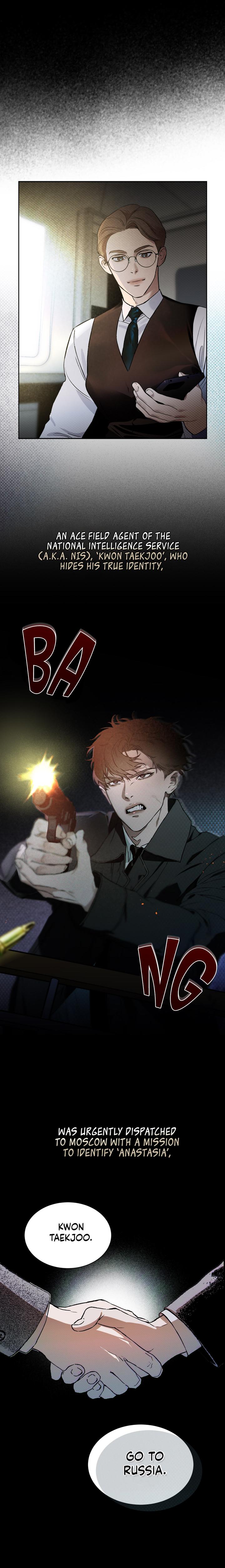 Read Codename Anastasia chapter 0.1 image 1 on Lezhin