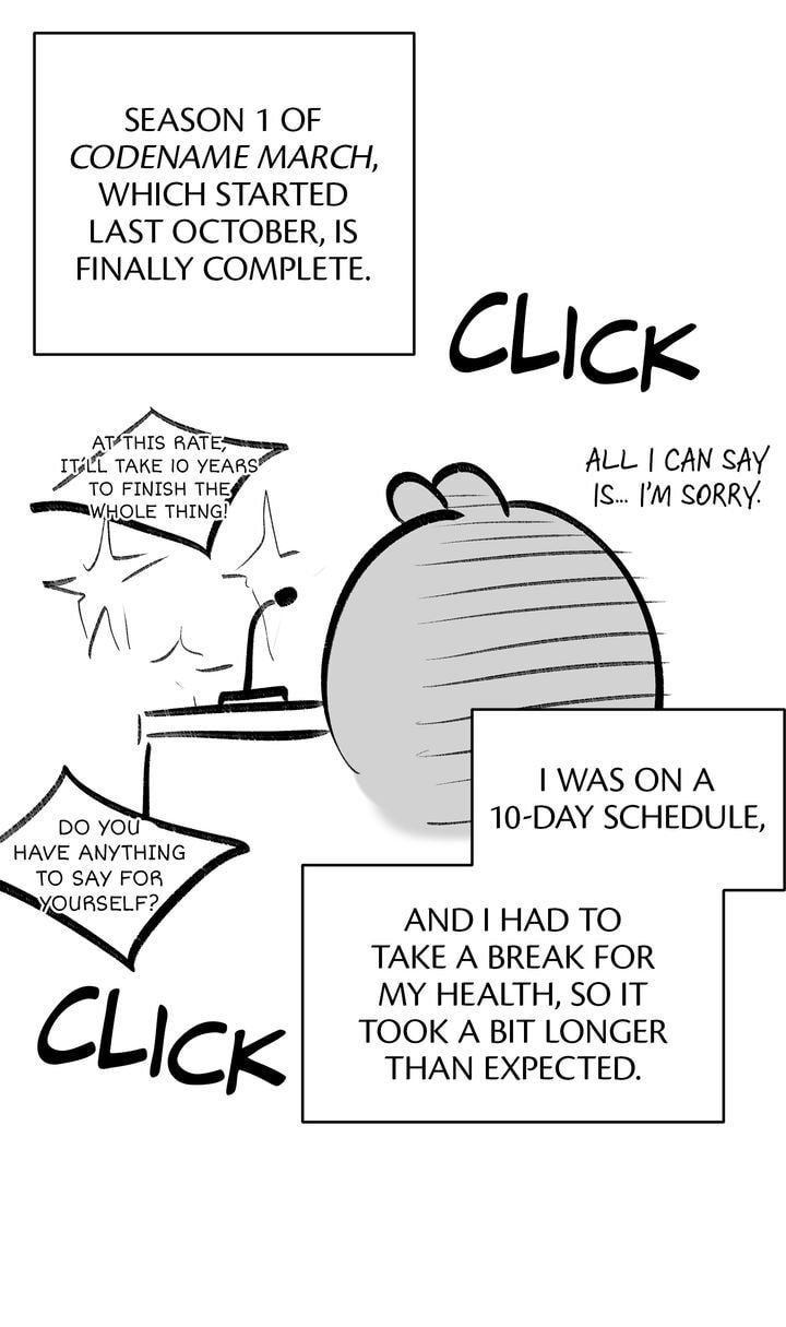 Read Codename March chapter 36.1 image 1 on Lezhin