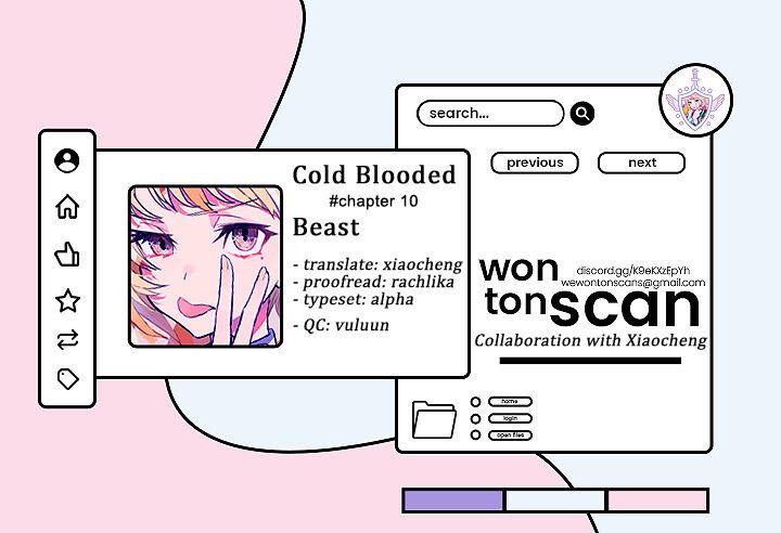 Read Cold-Blooded Beast chapter 10 image 0 on Lezhin