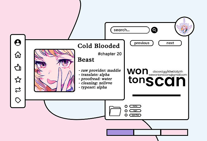 Read Cold-Blooded Beast chapter 20.1 image 0 on Lezhin