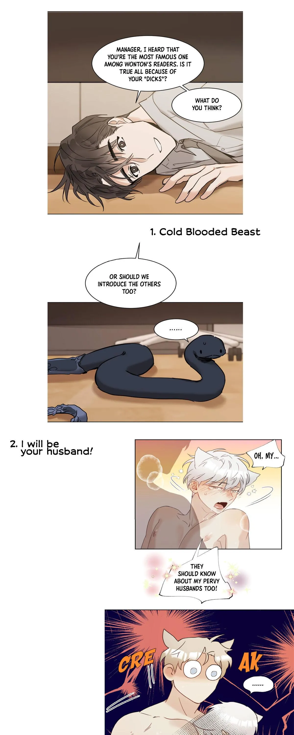 Read Cold-Blooded Beast chapter 45.99 image 3 on Lezhin