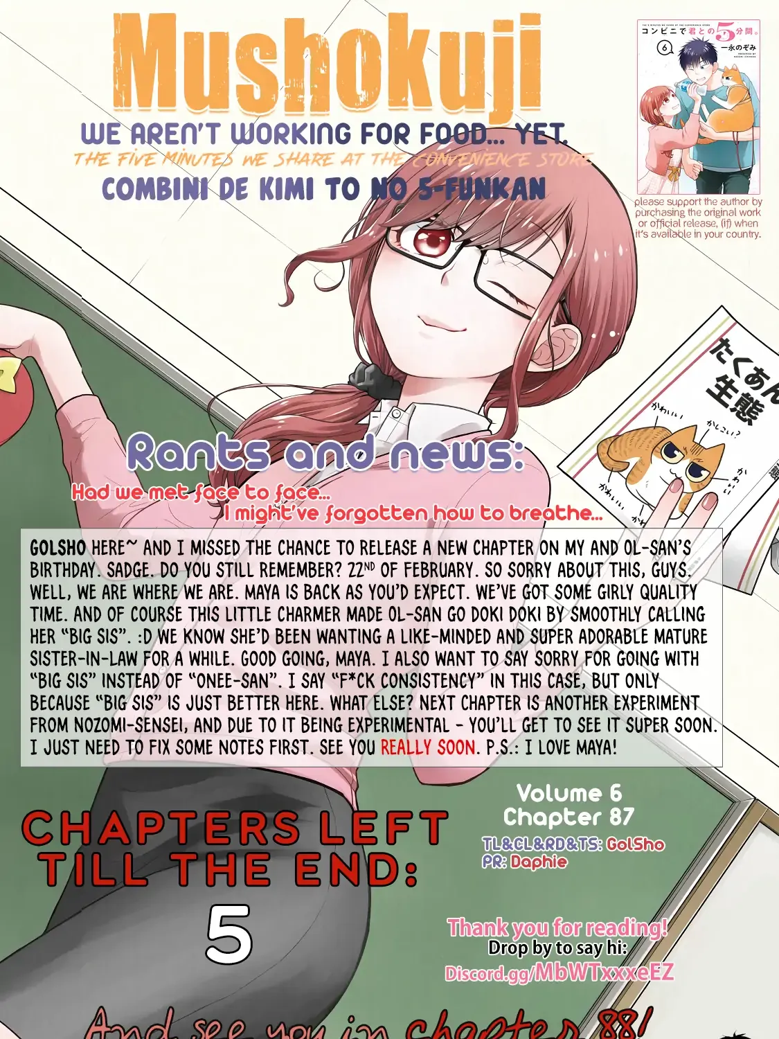 Combini de Kimi to no 5 fun kan Chapter 87 page 24 - 
