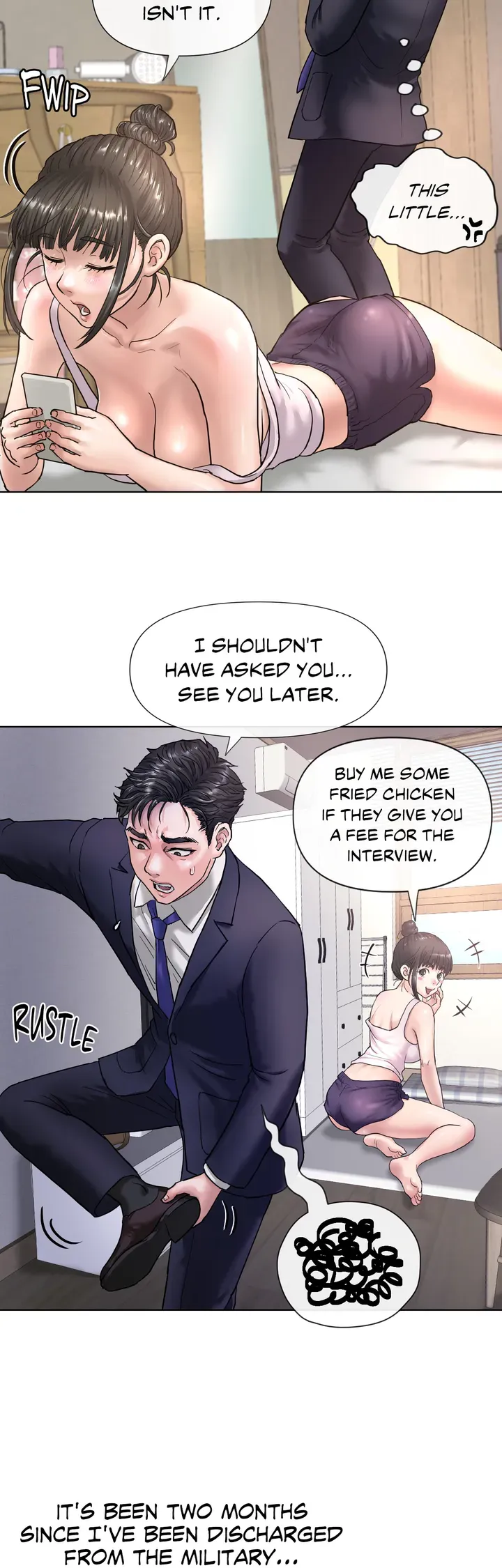 Read Comes With Benefits chapter 1 image 3 on Lezhin