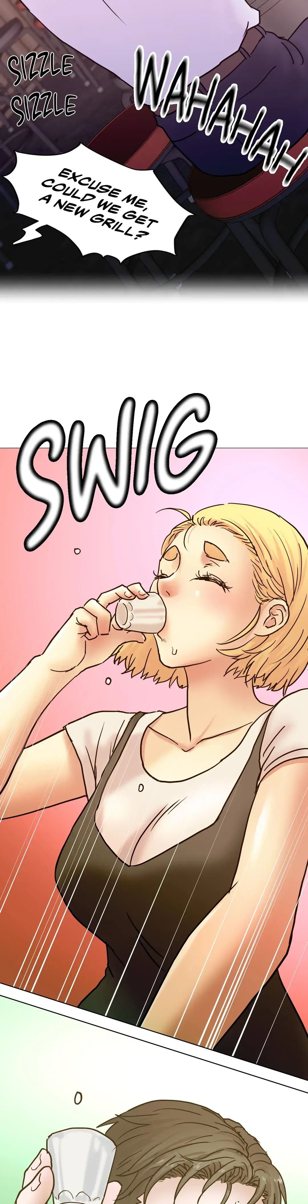 Read Comes With Benefits chapter 4 image 1 on Lezhin