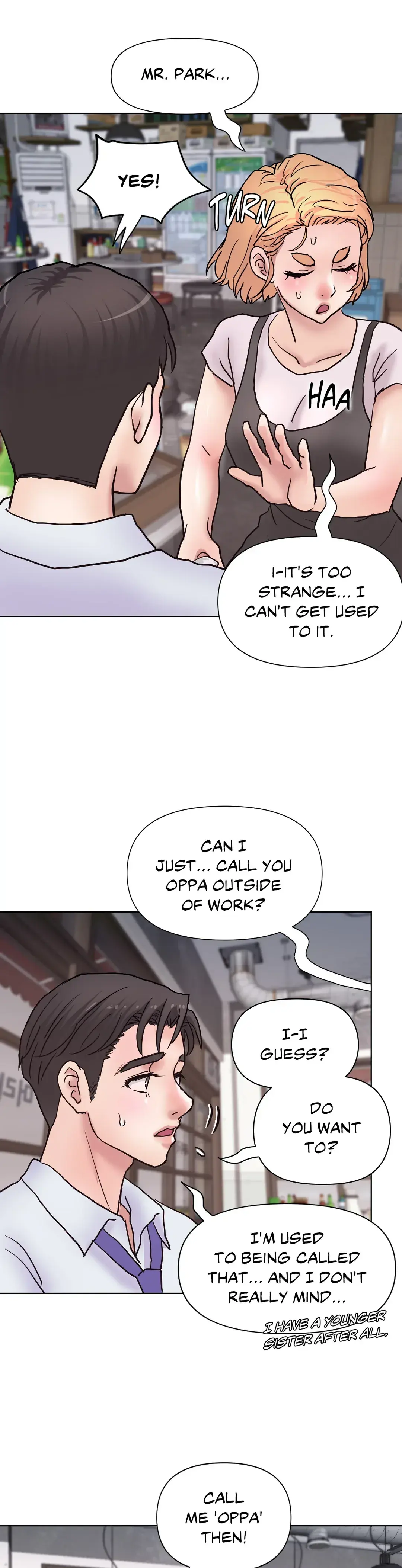 Read Comes With Benefits chapter 4 image 3 on Lezhin