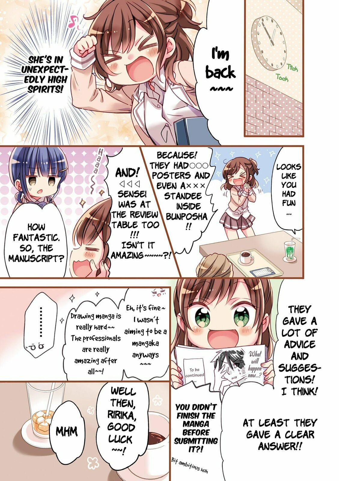 Comic Girls Chapter 52.5 page 6 - 