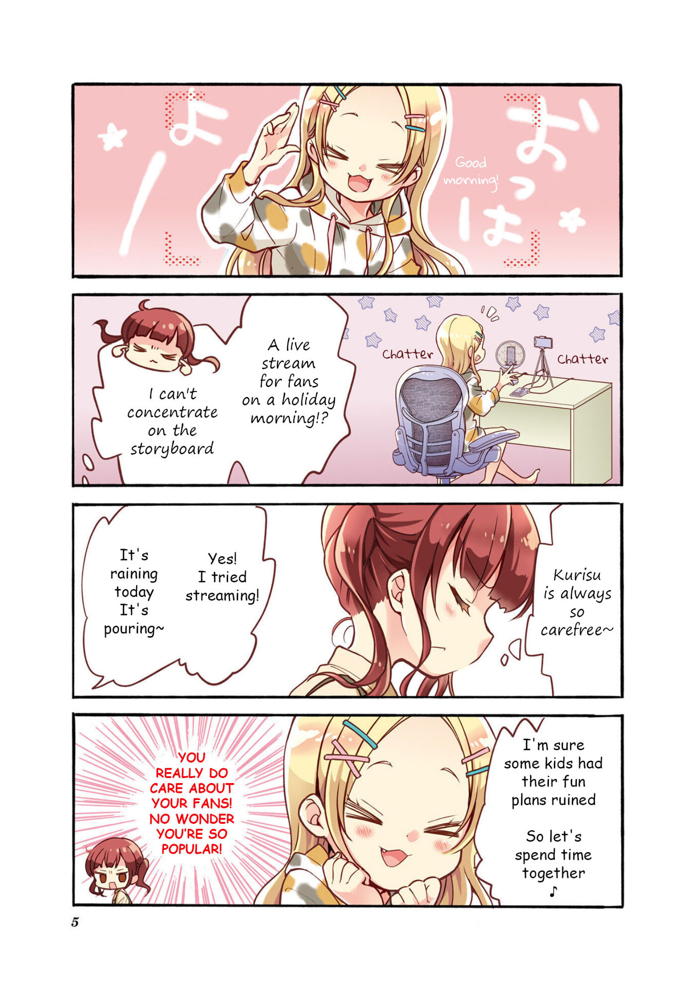 Comic Girls Chapter 78 page 6 - 