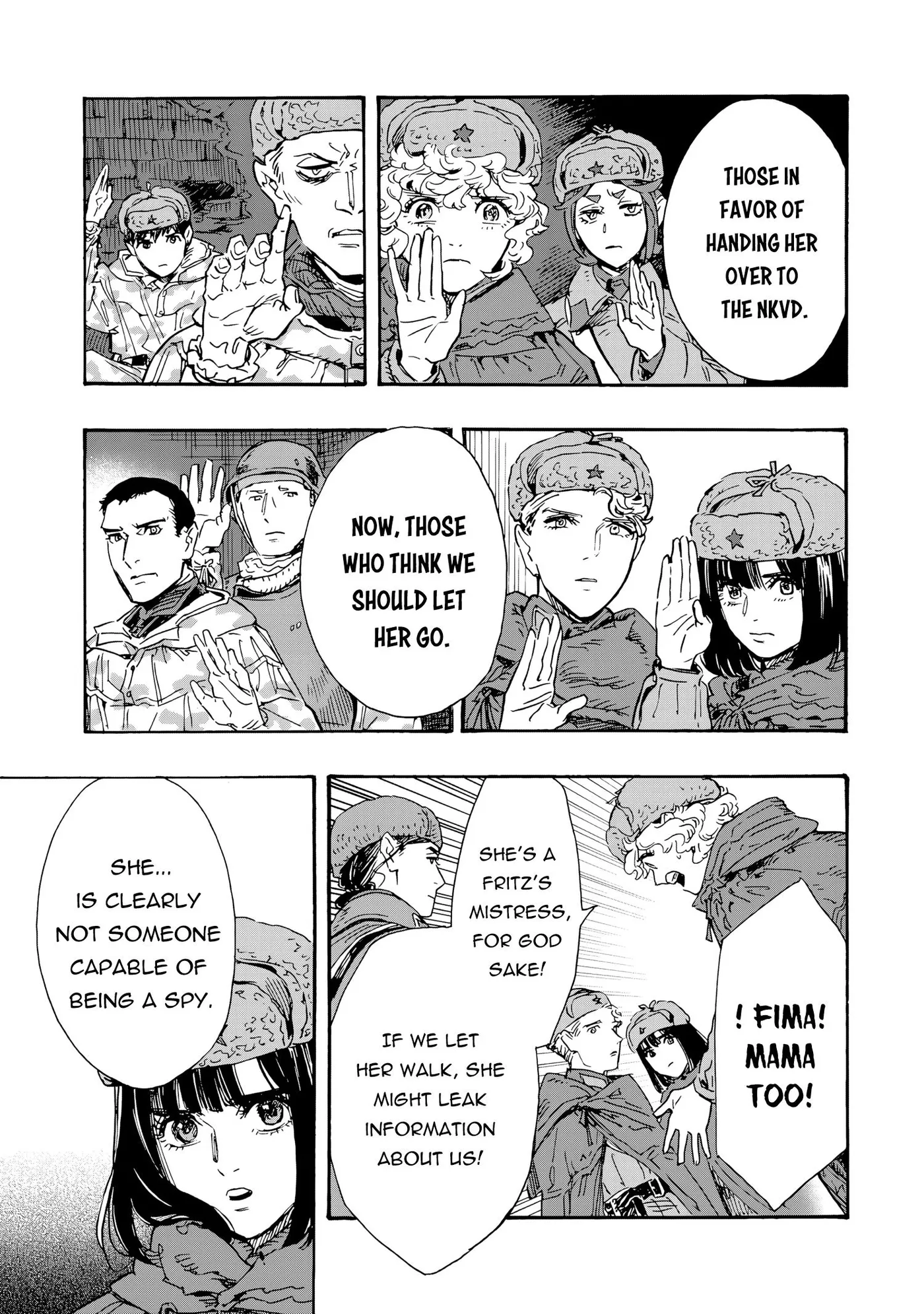 Comrade Girls, Shoot the Enemy Chapter 13 page 14 - 