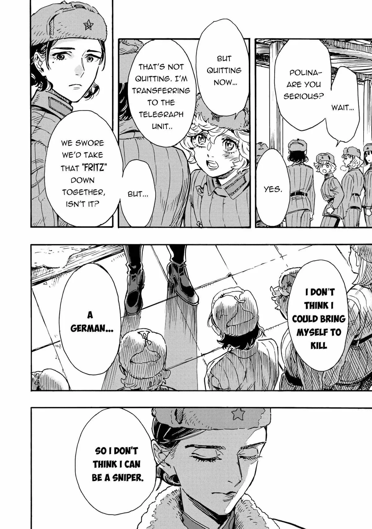 Comrade Girls, Shoot the Enemy Chapter 3 page 36 - 