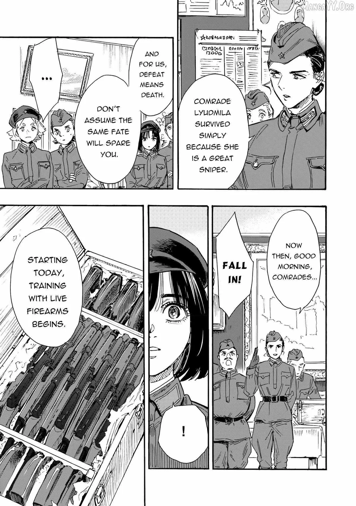 Comrade Girls, Shoot the Enemy Chapter 4 page 34 - 