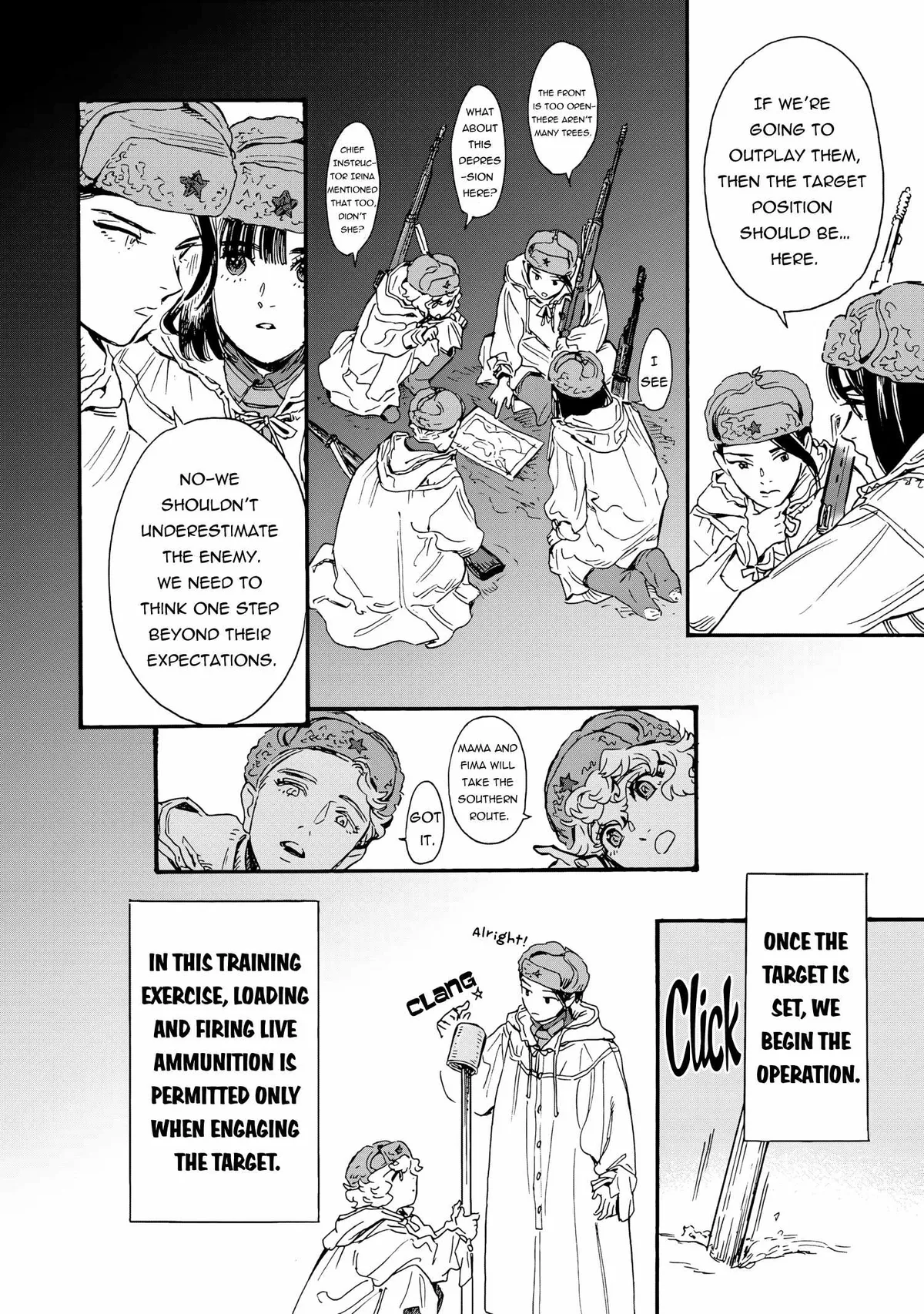 Comrade Girls, Shoot the Enemy Chapter 7 page 5 - 