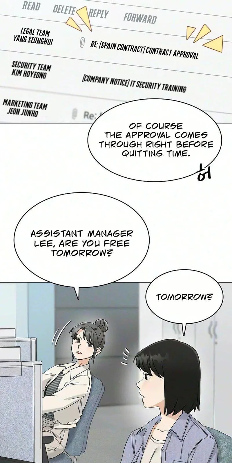 Read Conditions for a dating visa chapter 49 image 3 on Lezhin