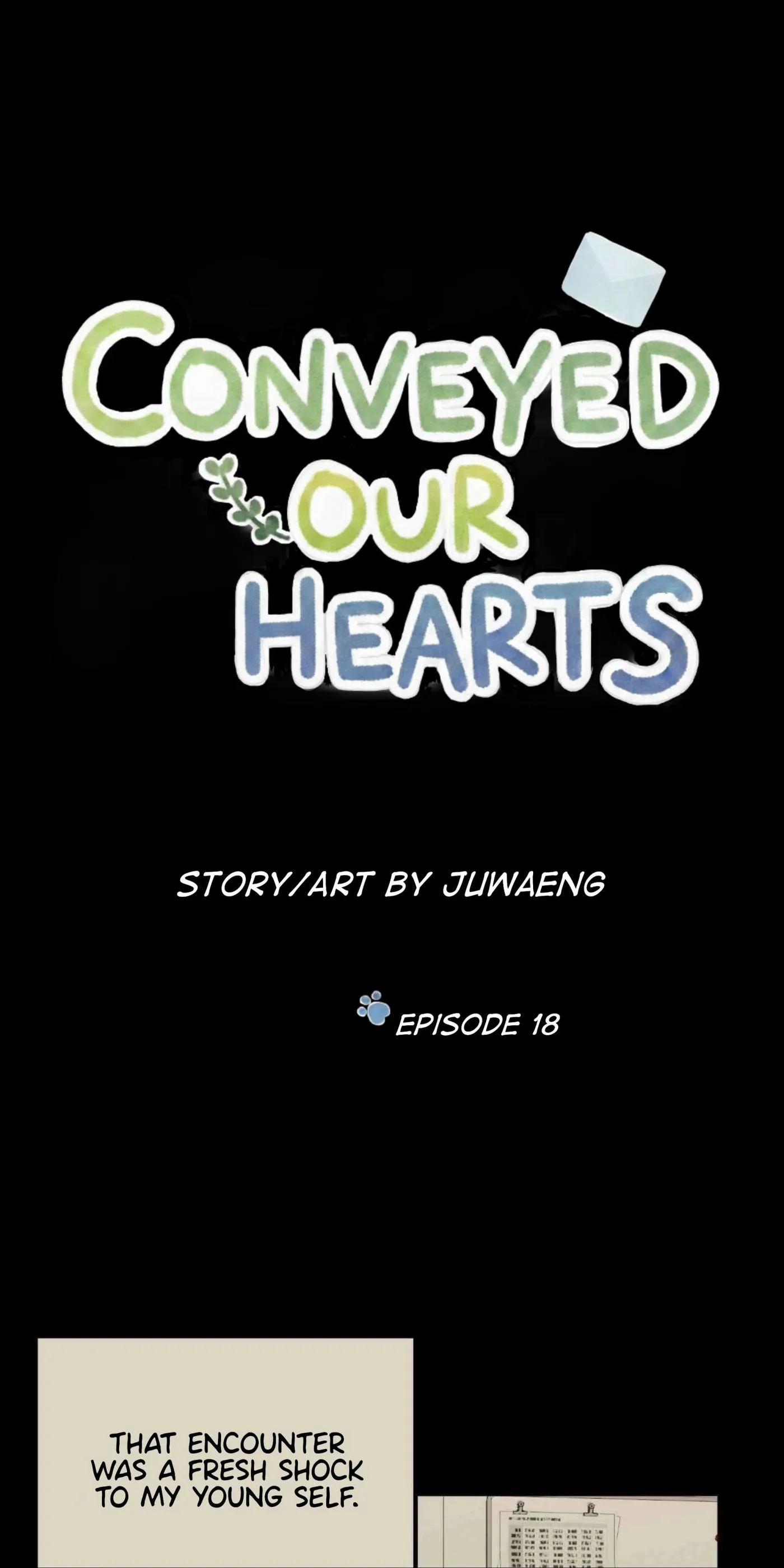 Read Conveyed Our Hearts chapter 18 image 24 on Lezhin