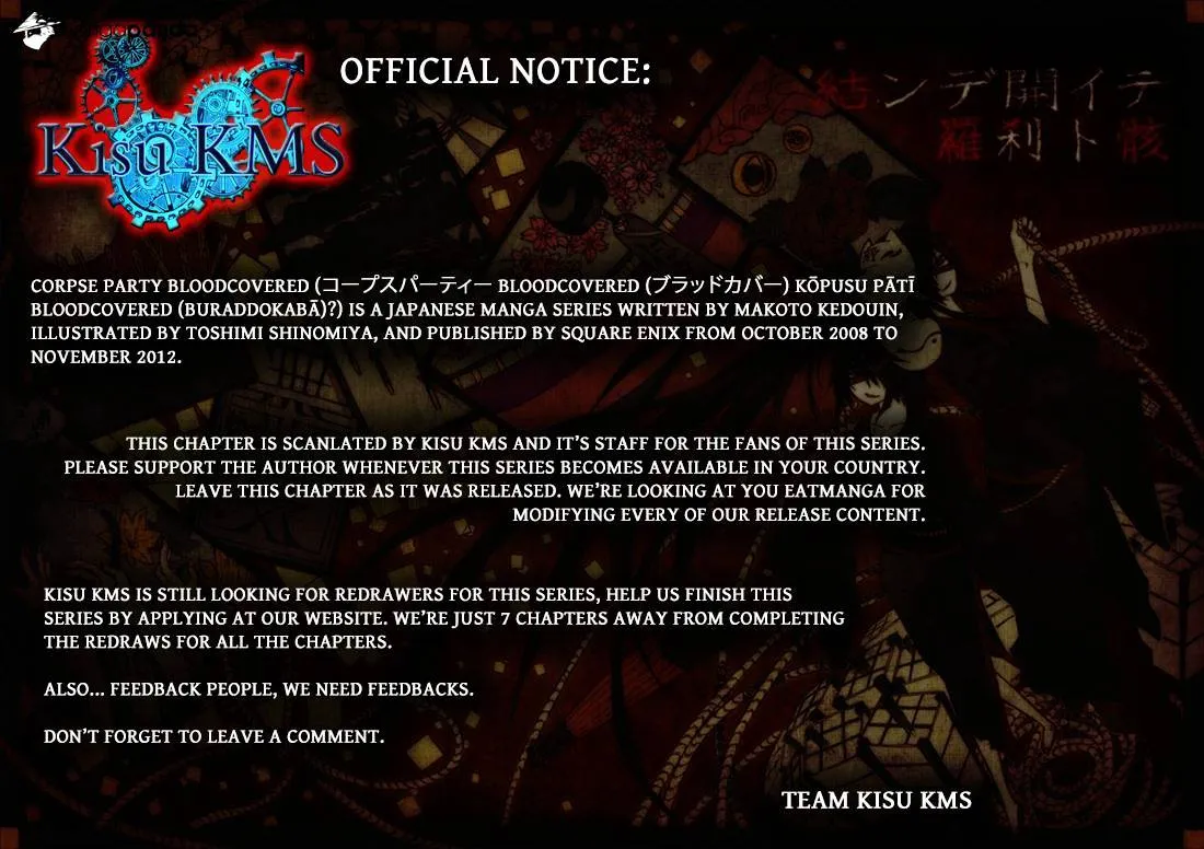 Read Corpse Party - Blood Covered chapter 35 image 1 on Lezhin