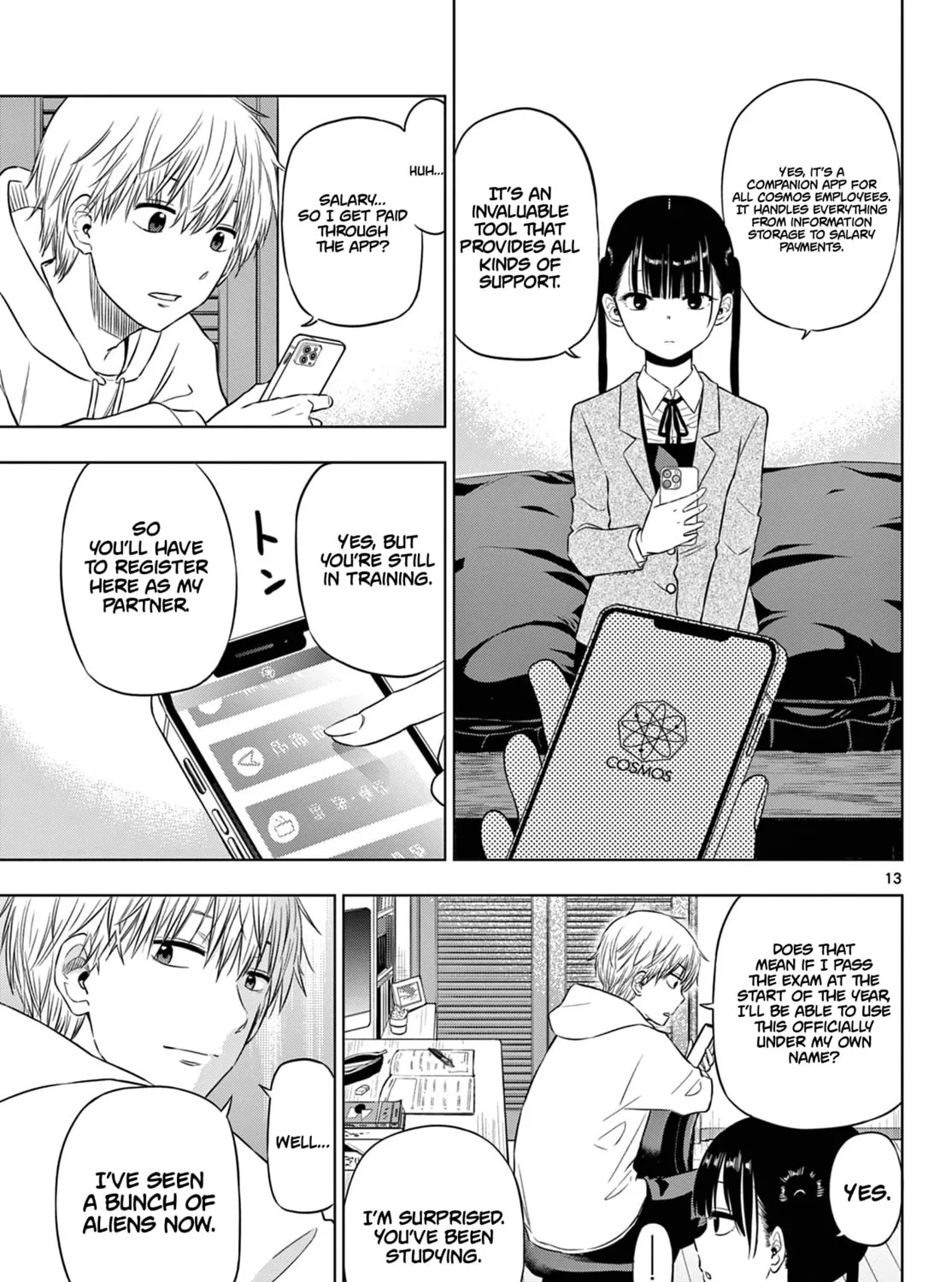 Read COSMOS chapter 9 image 25 on Lezhin