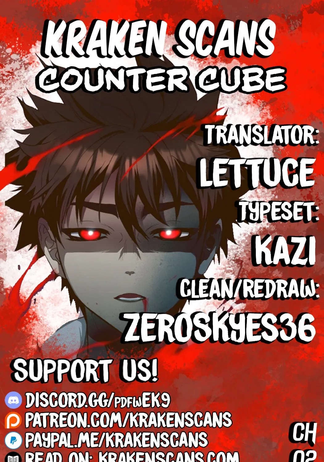 Read Counter Cube chapter 2 image 0 on Lezhin