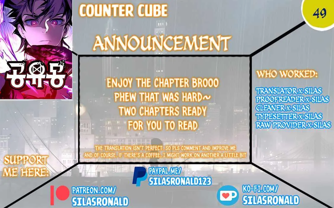 Read Counter Cube chapter 49 image 0 on Lezhin
