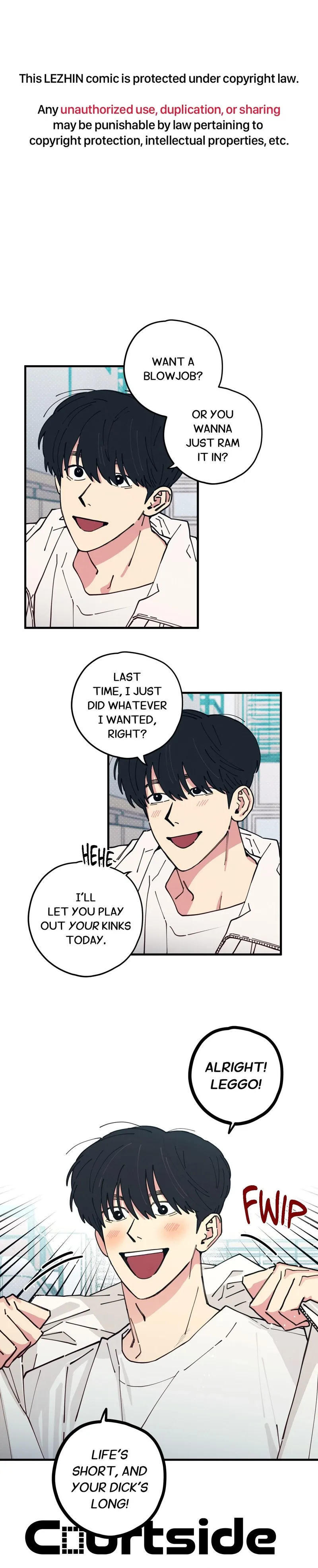Read Courtside Courtship chapter 7 image 0 on Lezhin