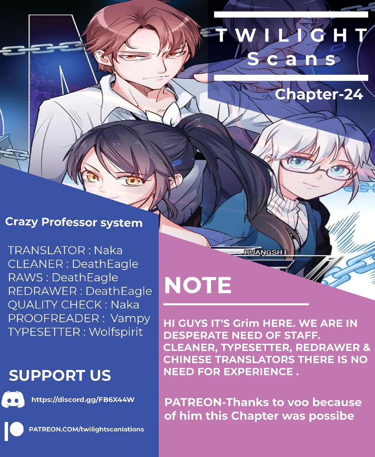 Crazy Professor In School Campus Chapter 24 page 1 - 