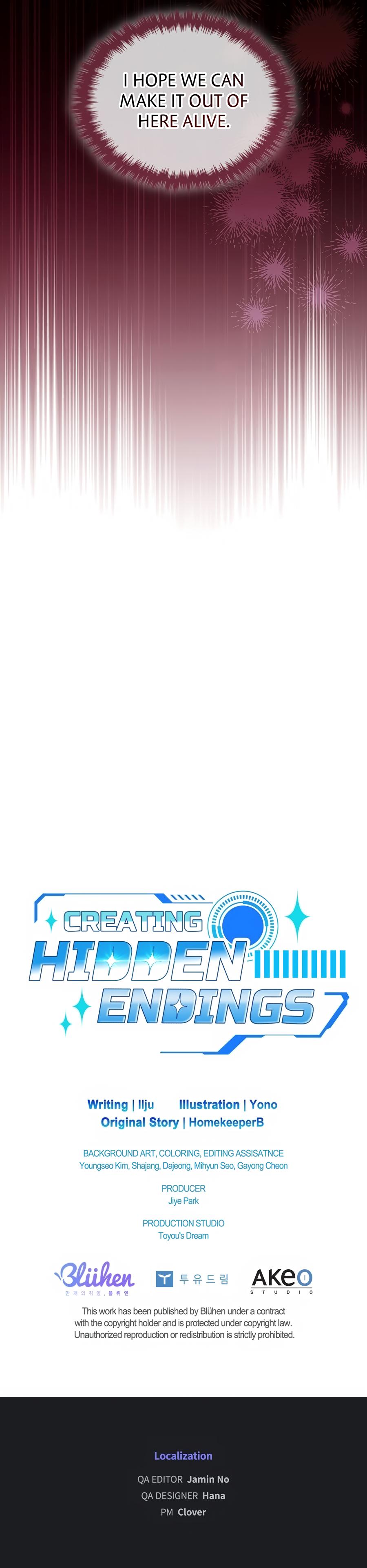 Read Creating Hidden Endings chapter 53 image 31 on Lezhin