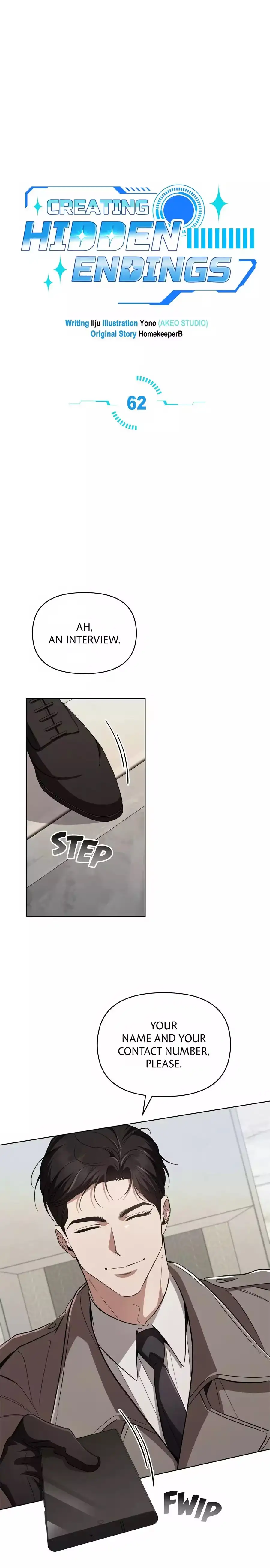 Read Creating Hidden Endings chapter 62 image 2 on Lezhin