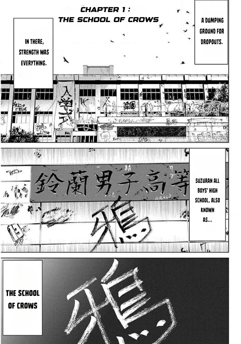 Read Crows ZERO Reboot chapter 1 image 2 on Lezhin