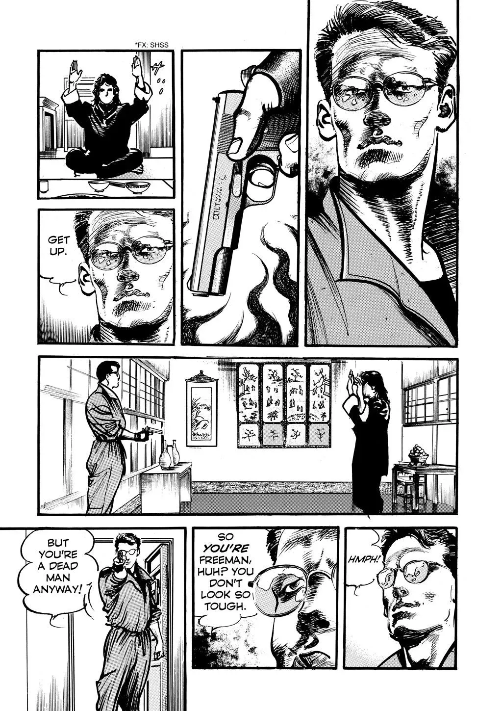 Read Crying Freeman chapter 12 image 16 on Lezhin