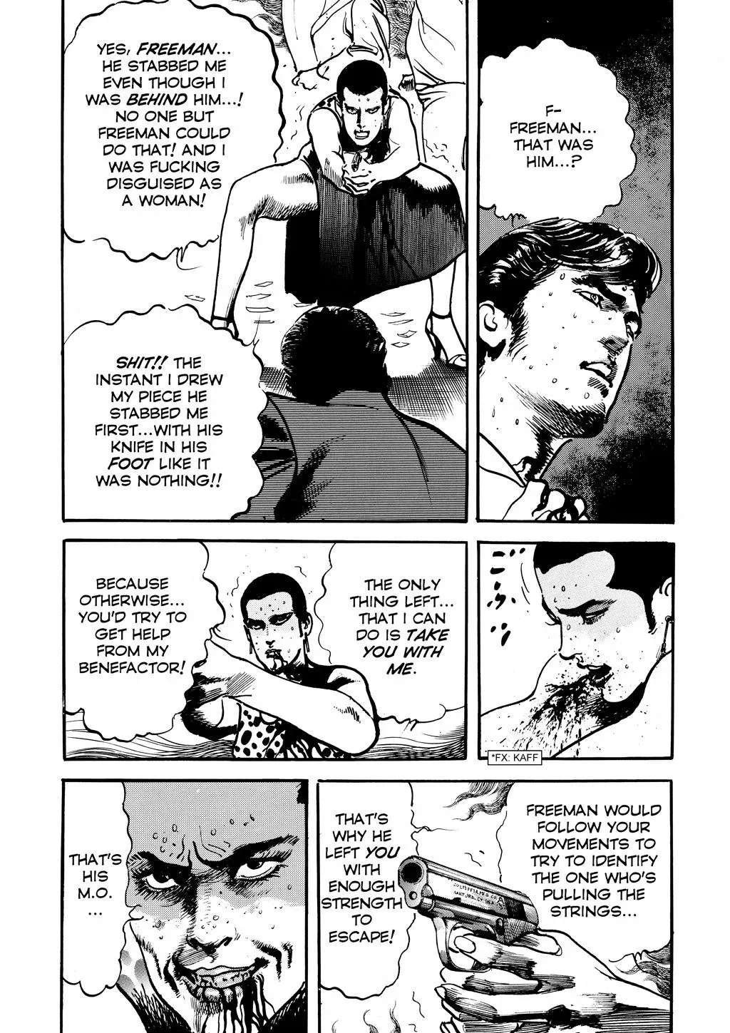 Read Crying Freeman chapter 25 image 7 on Lezhin