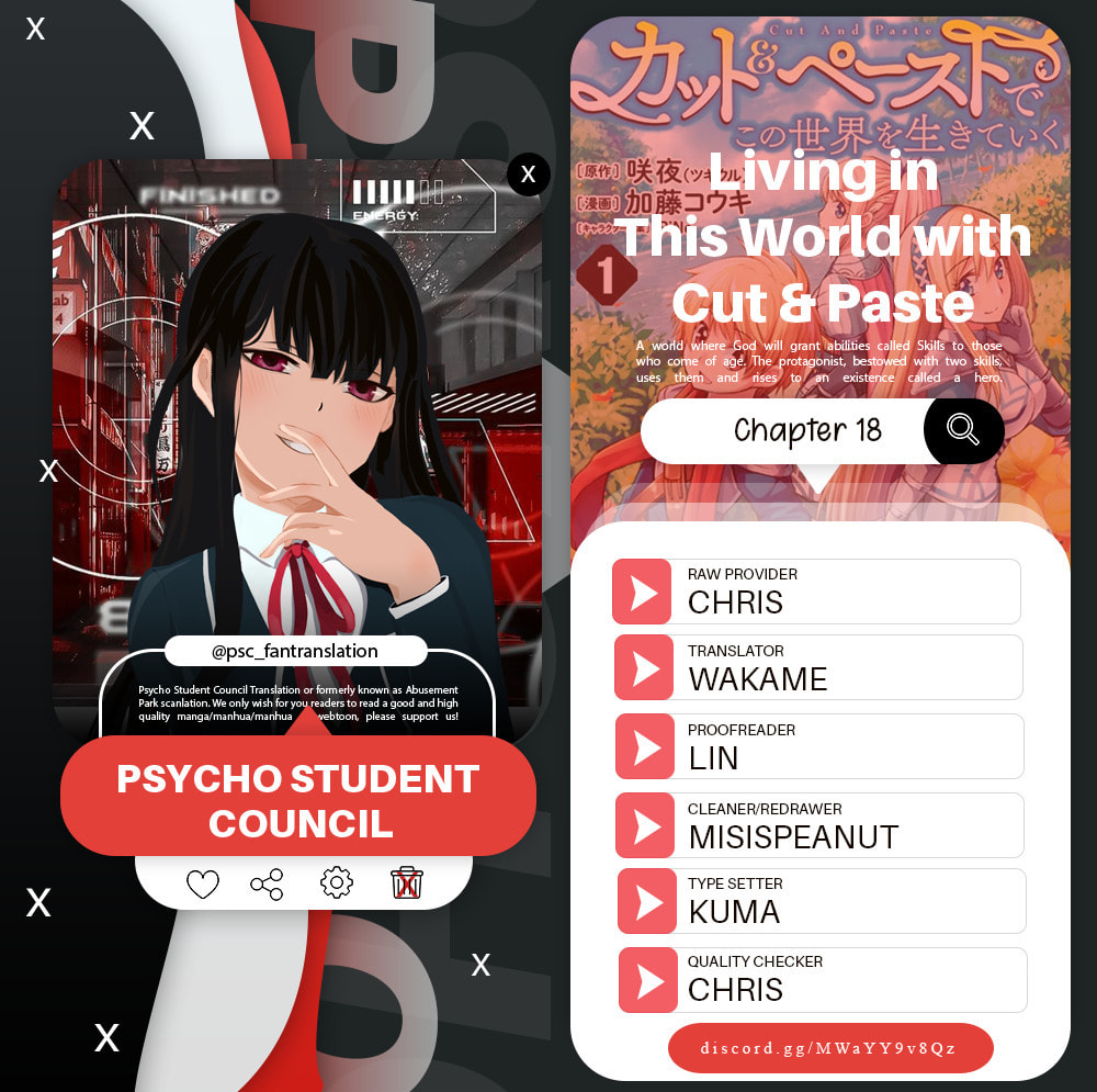 Cut & Paste de Kono Sekai o Ikite Iku Chapter 18 page 1 - 