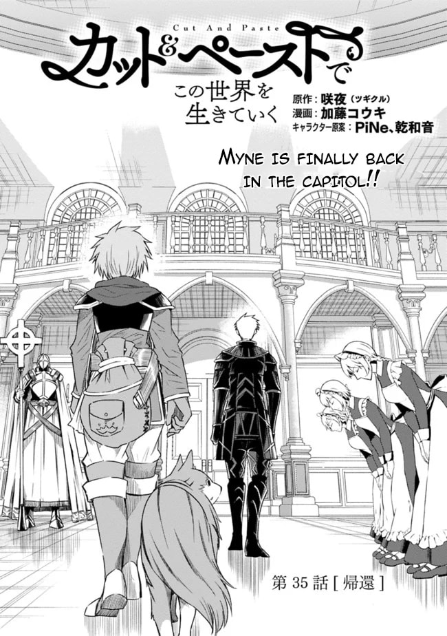 Cut & Paste de Kono Sekai o Ikite Iku Chapter 35 page 1 - 