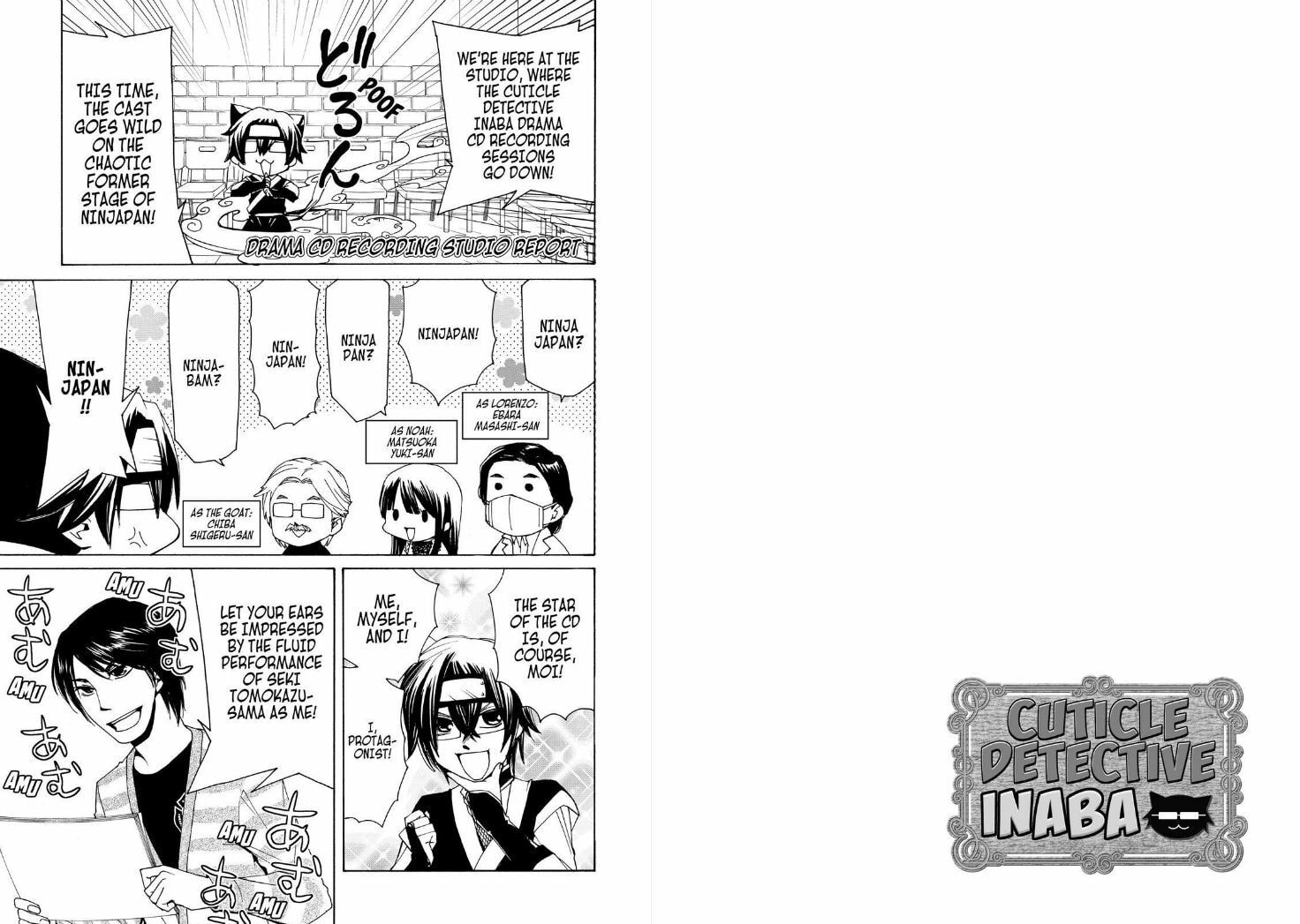 Read Cuticle Tantei Inaba chapter 46.3 image 0 on Lezhin