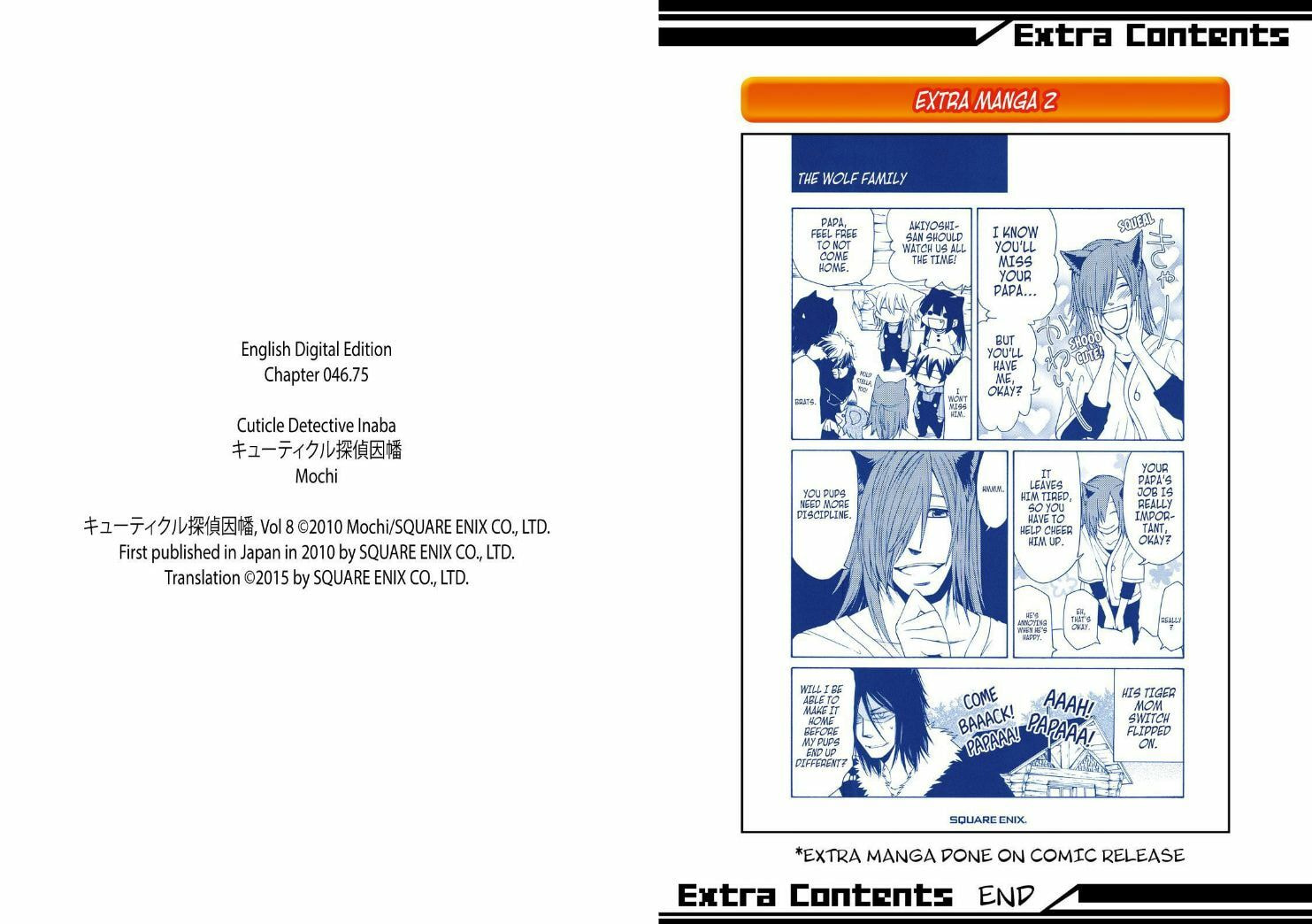 Read Cuticle Tantei Inaba chapter 46.3 image 4 on Lezhin