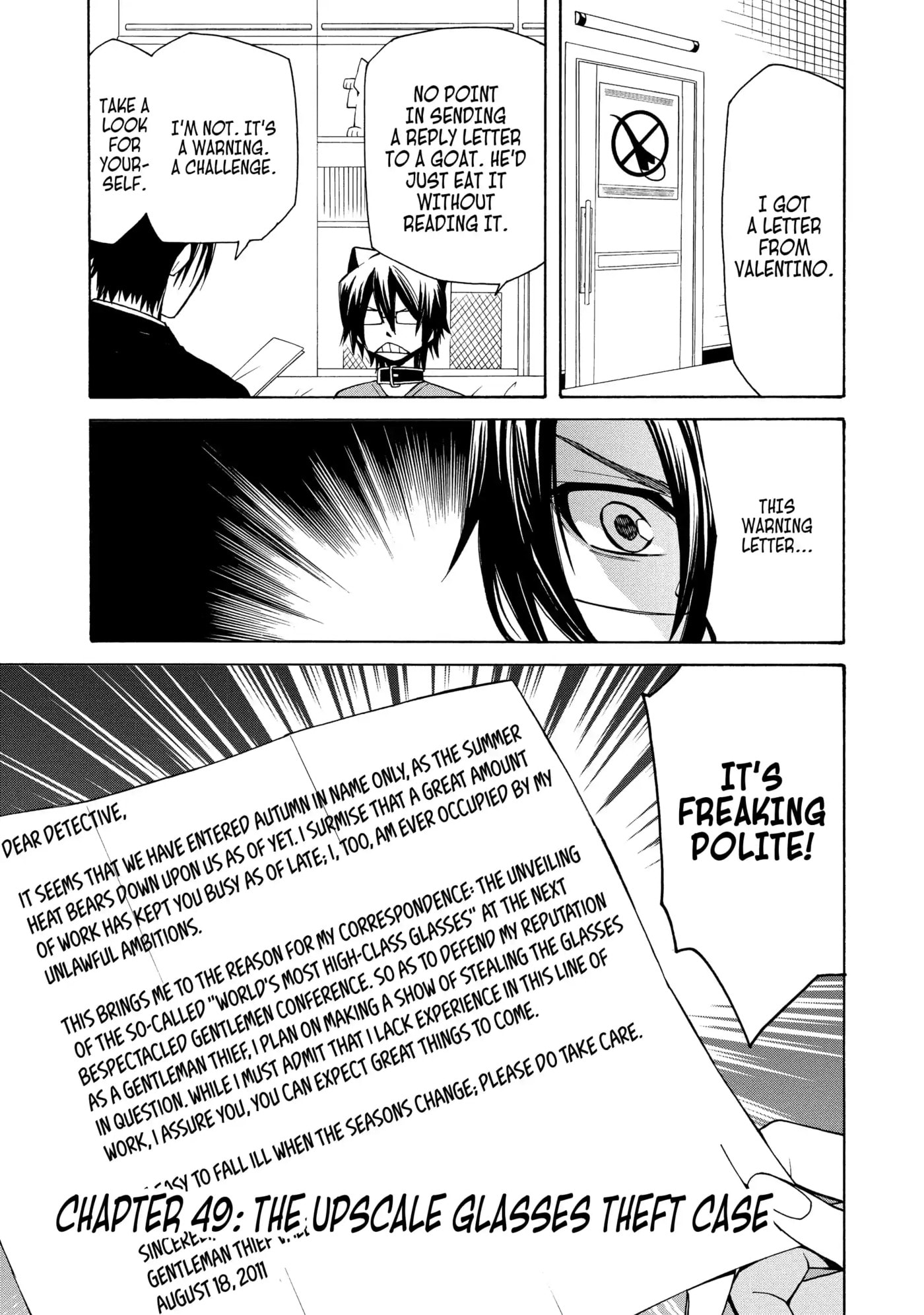Read Cuticle Tantei Inaba chapter 49 image 0 on Lezhin