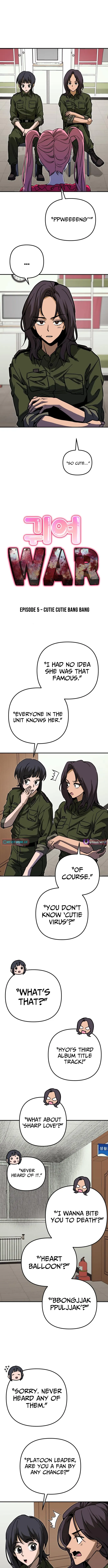 Read Cutie WAR chapter 5 image 1 on Lezhin