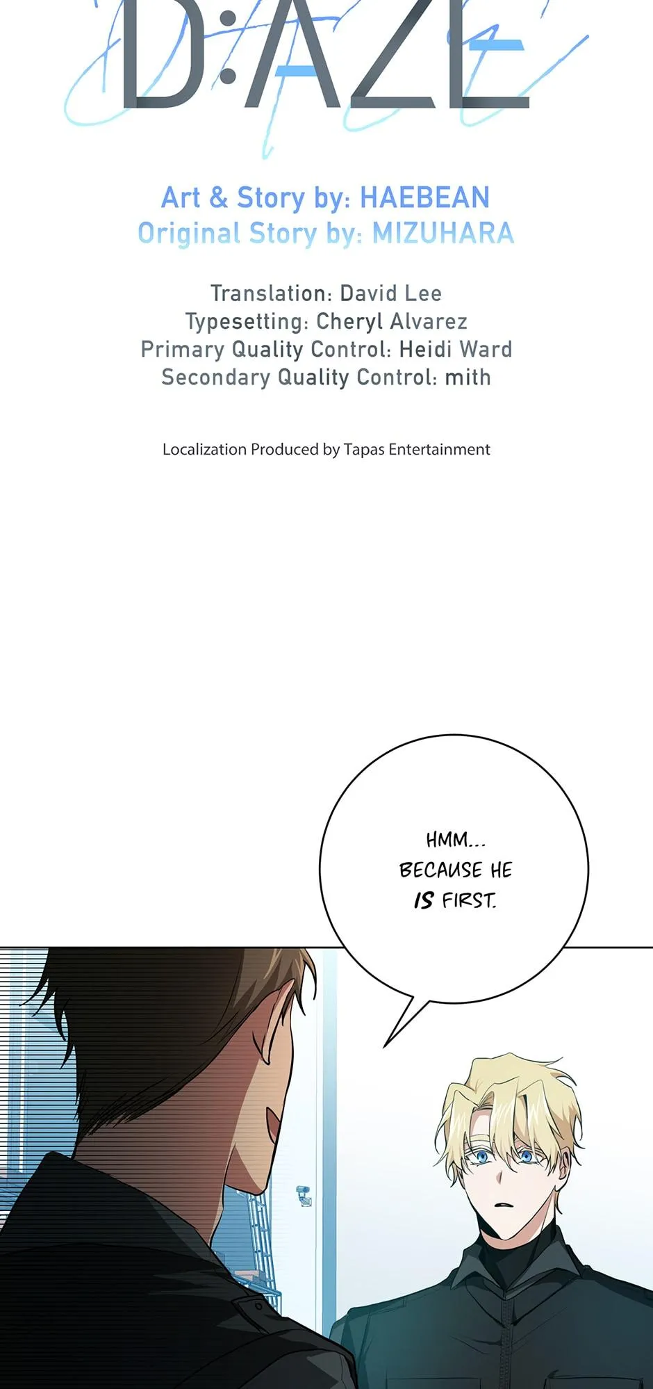 Read D:AZE chapter 12 image 2 on Lezhin