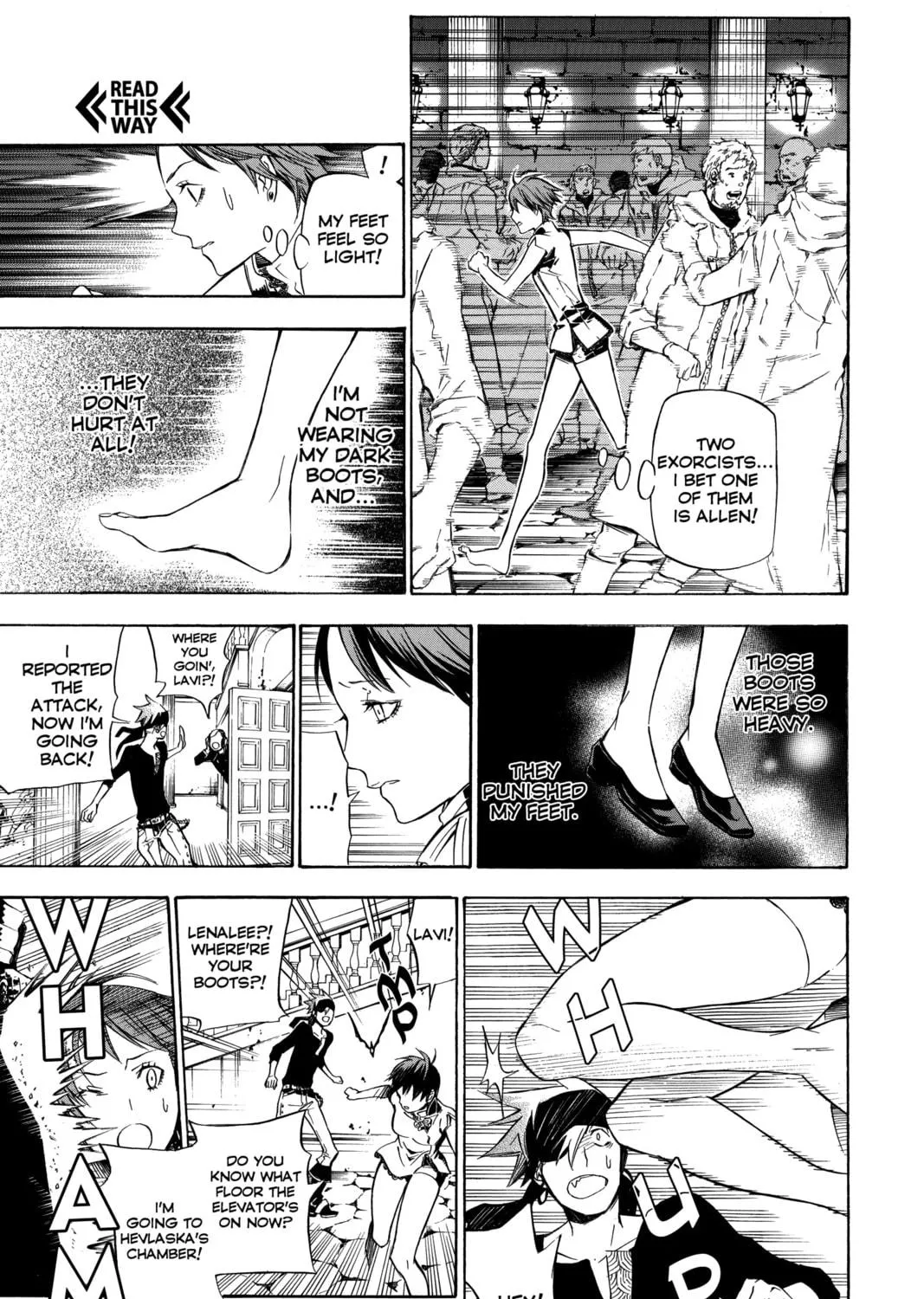 Read D.Gray-man chapter 140 image 8 on Lezhin