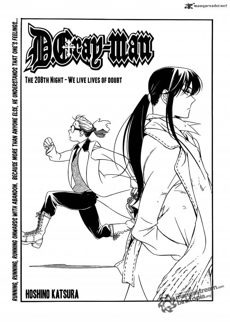 Read D.Gray-man chapter 208 image 0 on Lezhin