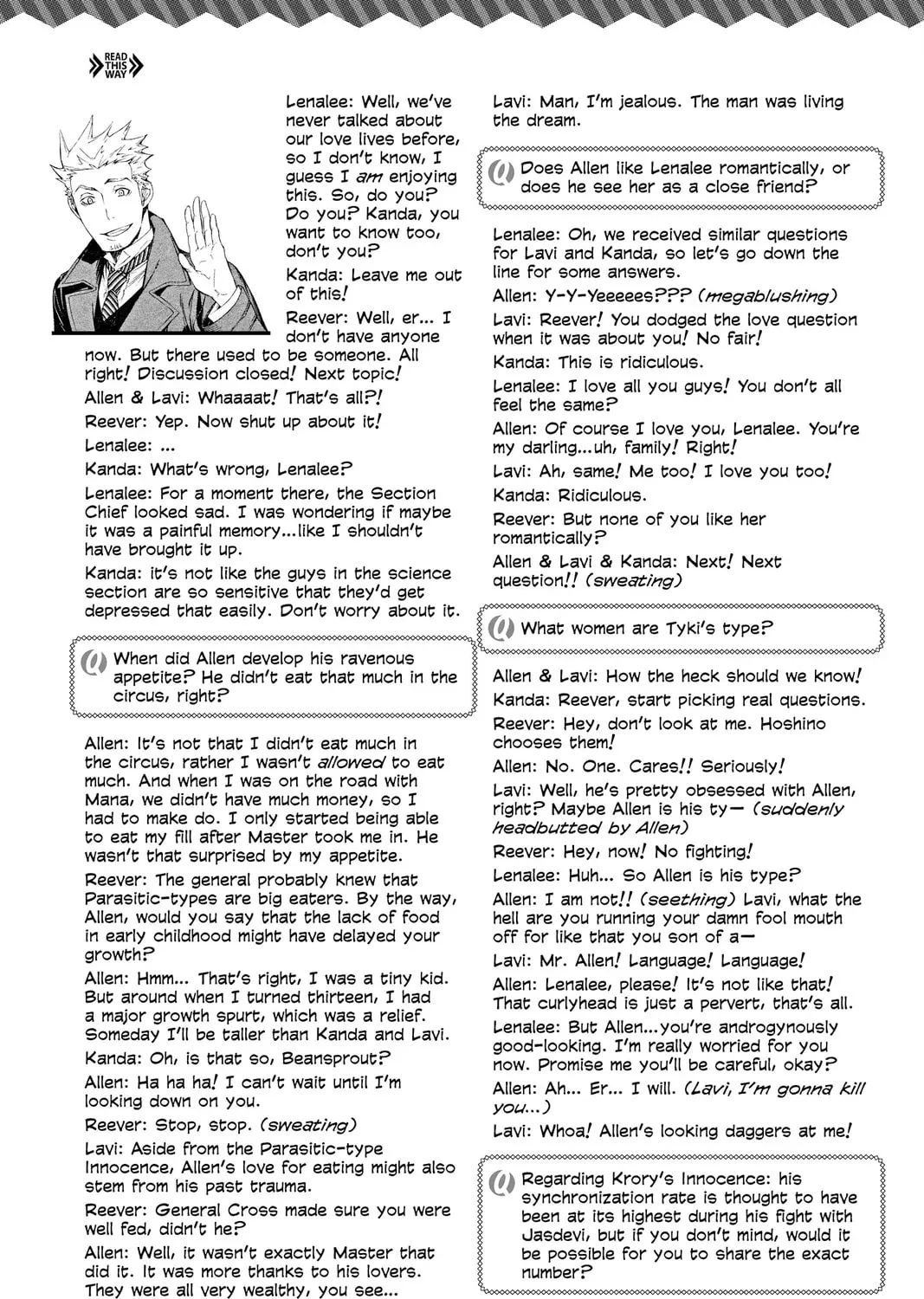 Read D.Gray-man chapter 245.5 image 2 on Lezhin