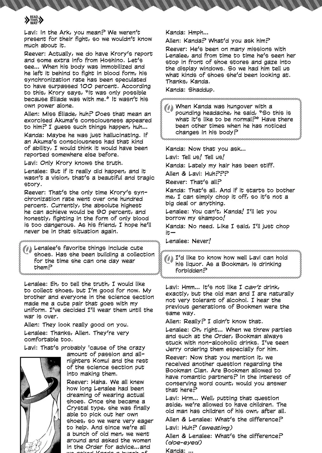 Read D.Gray-man chapter 245.5 image 4 on Lezhin