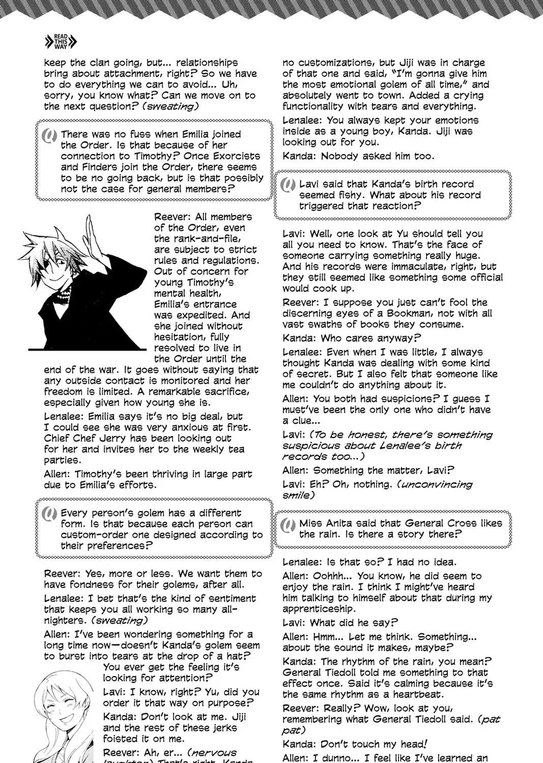Read D.Gray-man chapter 245.5 image 6 on Lezhin