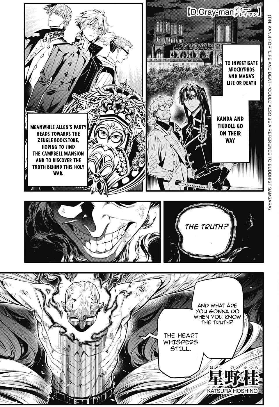 Read D.Gray-man chapter 250 image 1 on Lezhin