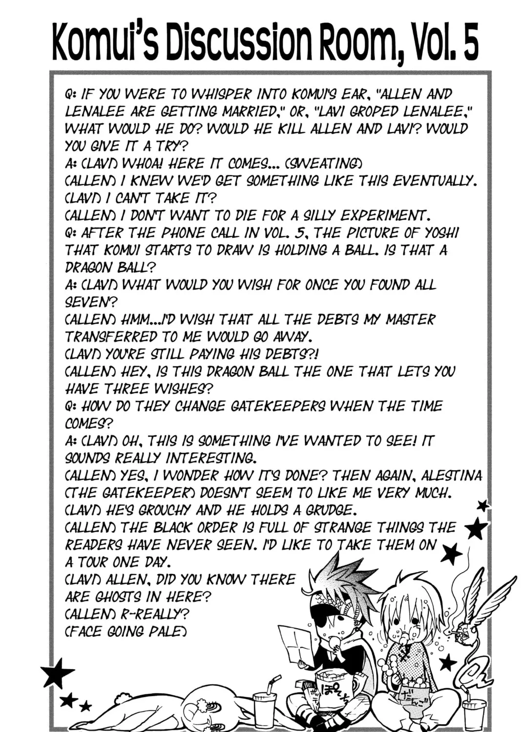 Read D.Gray-man chapter 61 image 32 on Lezhin