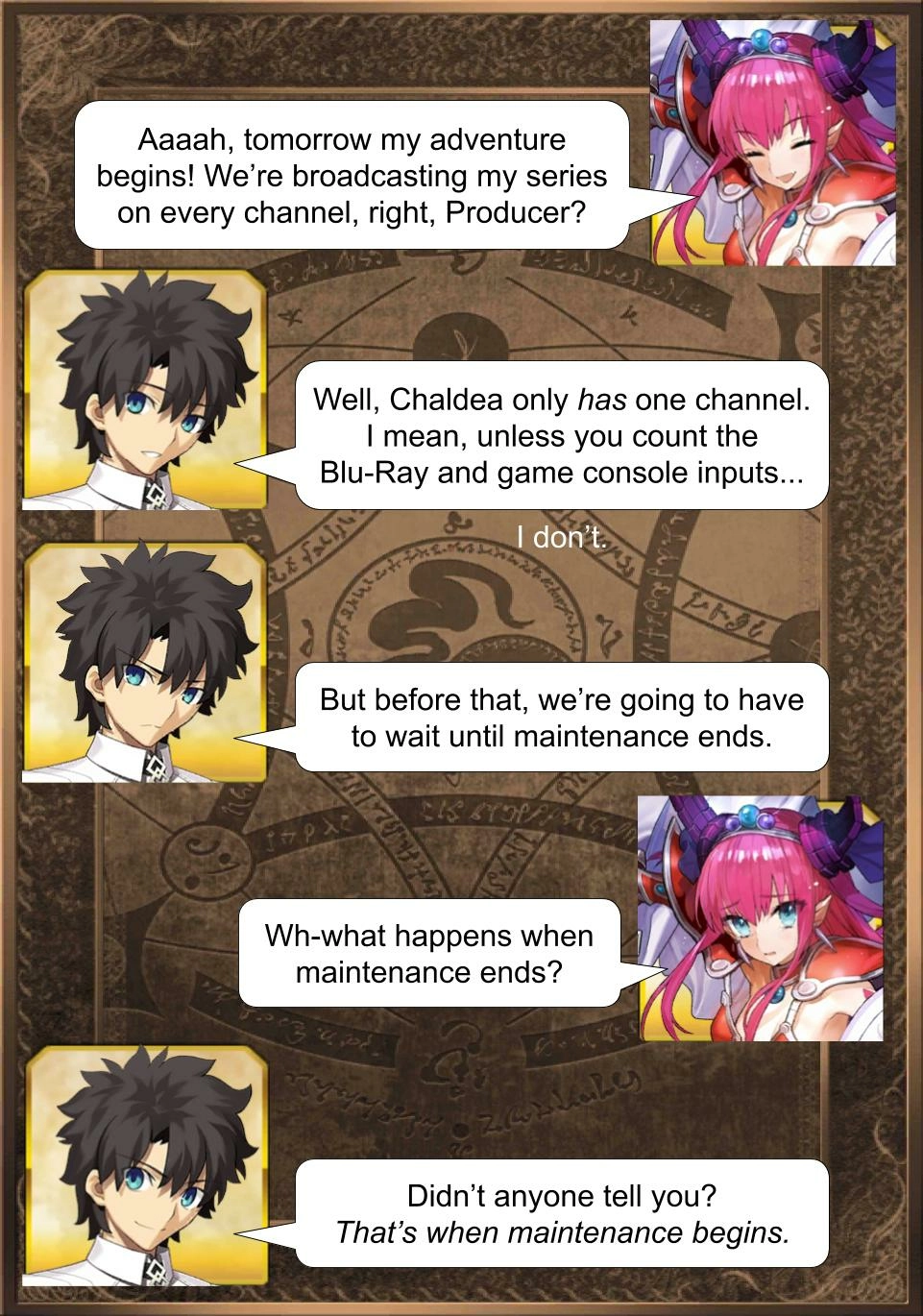 Read Daily Chaldea chapter 142 image 0 on Lezhin