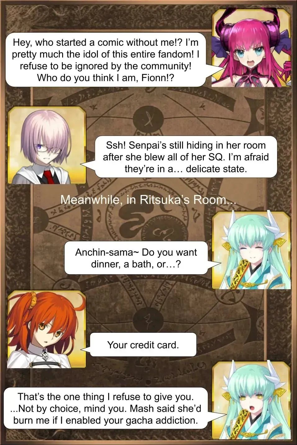 Read Daily Chaldea chapter 2.9 image 0 on Lezhin