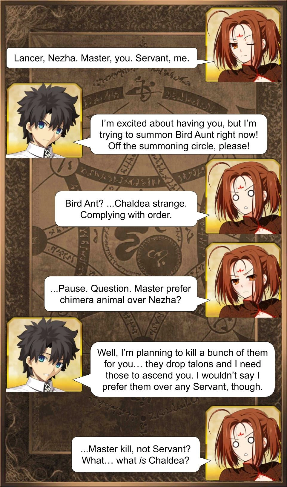 Read Daily Chaldea chapter 217 image 0 on Lezhin