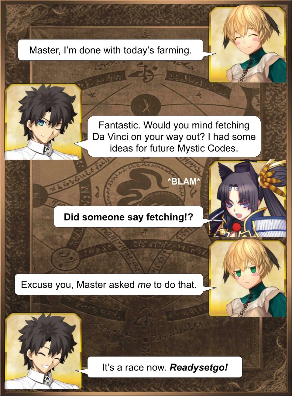 Read Daily Chaldea chapter 935 image 0 on Lezhin